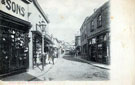 View: c07005 Northwich: Looking up High Street