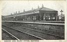 View: c07045 Northwich: Main Station building and Manchester line platform