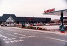View: c07071 Ellesmere Port: Entrance to Safeway, Chester Road 	