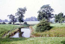 View: c07299 Alderley Edge: The moat around Chorley Hall