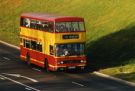 View: c07583 Wharton: P.M.T. double-decker bus on Station Road by-pass