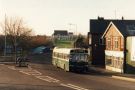 View: c07595 Winsford: Crosville bus at the bottom of Wharton Hill