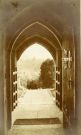 View: c07638 Malpas: Doorway to the parish church