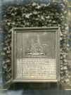 View: c07645 Over Peover: Memorial panel to William Littleboys