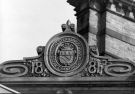 View: c07703 Macclesfield: Stone crest on National Westminster Bank 