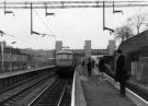 View: c07732 Macclesfield: First electric train Macclesfield to London