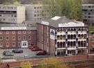 View: c07738 Macclesfield: Arighi Bianchi furniture store from Sparrow Park