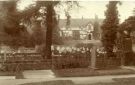 View: c07803 Gawsworth: The Rectory, viewed from the churchyard