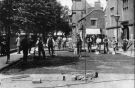 View: c07853 Nantwich: Road surfacing, Churchyard side 