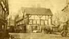 View: c07856 Nantwich: View produced by H Bowker, photographer, Churchyard side