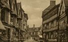 View: c07893 Nantwich: High Street and Crown Hotel
