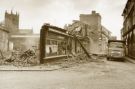 View: c07899 Nantwich: Demolition work on the corner of Hospital Street
