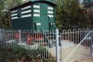 View: c07971 Wilmslow: Romany's caravan