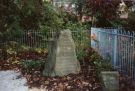 View: c07974 Wilmslow: Memorial to Romany