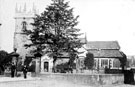 View: c08356 Wilmslow: Parish Church, south side.