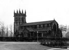 View: c08357 Wilmslow: Parish church, south side