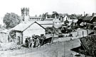 View: c08358 Wilmslow: Parish church and back of Church Street
