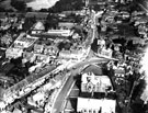 View: c08370 Wilmslow: Aerial view looking north towards the parish church