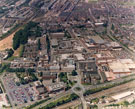 View: c08415 Crewe :   Town centre from the air, centred on Market Street and Queensway