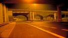 View: c08443 Runcorn: The Express Way near the railway viaduct