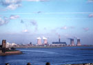 View: c08481 Runcorn: Looking across the River Mersey to Fiddler's Ferry