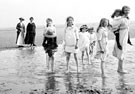 View: c08559 Wallasey: Party on the beach
