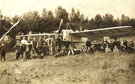 View: c08617 Neston: Aviation display at Park Fields