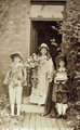 View: c08667 Helsby: Rose Queen and attendants