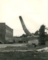 View: c08670 Helsby:BICC, demolition of the chimney