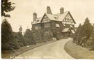 View: c08776 Neston: Leighton Court circa 1911