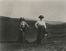 View: c08814 Place unknown: ladies on a hilltop