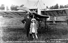 View: c09297 Parkgate: Parks Field, visit by aviator Henri Salmet
