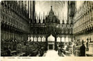 View: c09382 Chester: Chester Cathedral and choir stalls