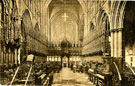 View: c09383 Chester: Chester Cathedral and West choir stalls