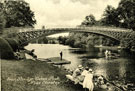 View: c09393 Chester: Eaton Park, Iron Bridge