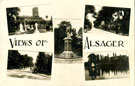 View: c09404 Alsager: multi view postcard