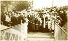 View: c09455 Congleton: Mayor of Congleton opening a bridge.