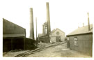 View: c09548 Ellesmere Port: Warehouses and chimneys