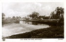 View: c09769 Northenden; Boat House Inn and Northenden Weir