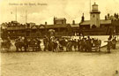 View: c09943 Hoylake: Donkeys on the beach