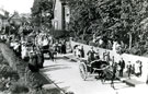 View: c10176 Wilmslow: Hawthorn Street, carnival procession