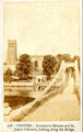 View: c10195 Chester: Suspension Bridge over the River Dee 