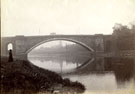 View: c10199 Chester: Grosvenor Bridge over the River Dee