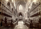 View: c10257 Chester: Chester Cathedral medieval choir stalls