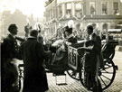 View: c10298 Chester: Railway Station, George V and Queen Mary