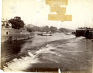 View: c10339 Chester: River Dee weir and Floating Baths