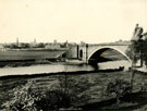 View: c10393 Chester: Grosvenor Bridge and Roodee Racecourse