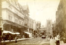 View: c10429 Chester: Bridge Street and St Peter's Church