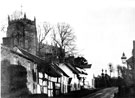 View: c10800 Malpas: Church Street and St Oswald's Church