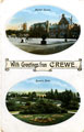 View: c10843 Crewe: Multi-view postcard